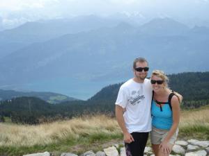Hiking in the Alps with my new Hubby Hobo.