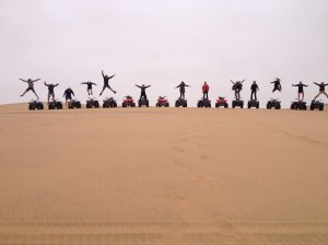 The gang with our quad bikes.