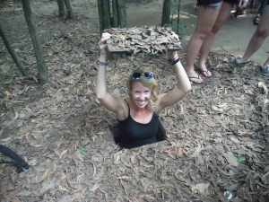 My guide stepped on the lid as a joke while I was down there.