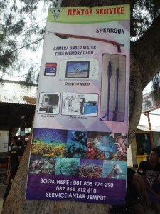 Just in case you were looking to rent a spear.