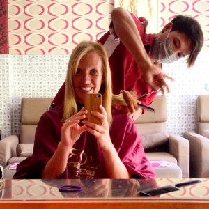 My hair stylist kept saying, "I make you look like Movie Star!"