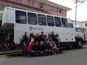 From Kenya to South Africa in an overlander.